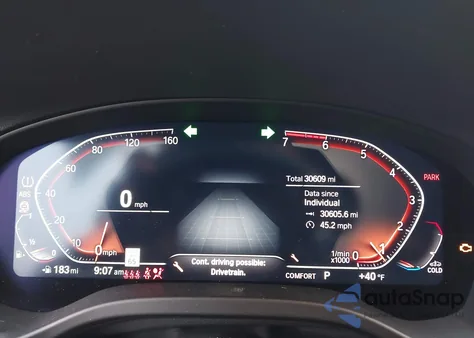 2024 BMW X3 xDrive30I из США, поврежденный, VIN 5UX53DP0XR9W64582